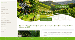 Desktop Screenshot of domaine-de-paguy.com